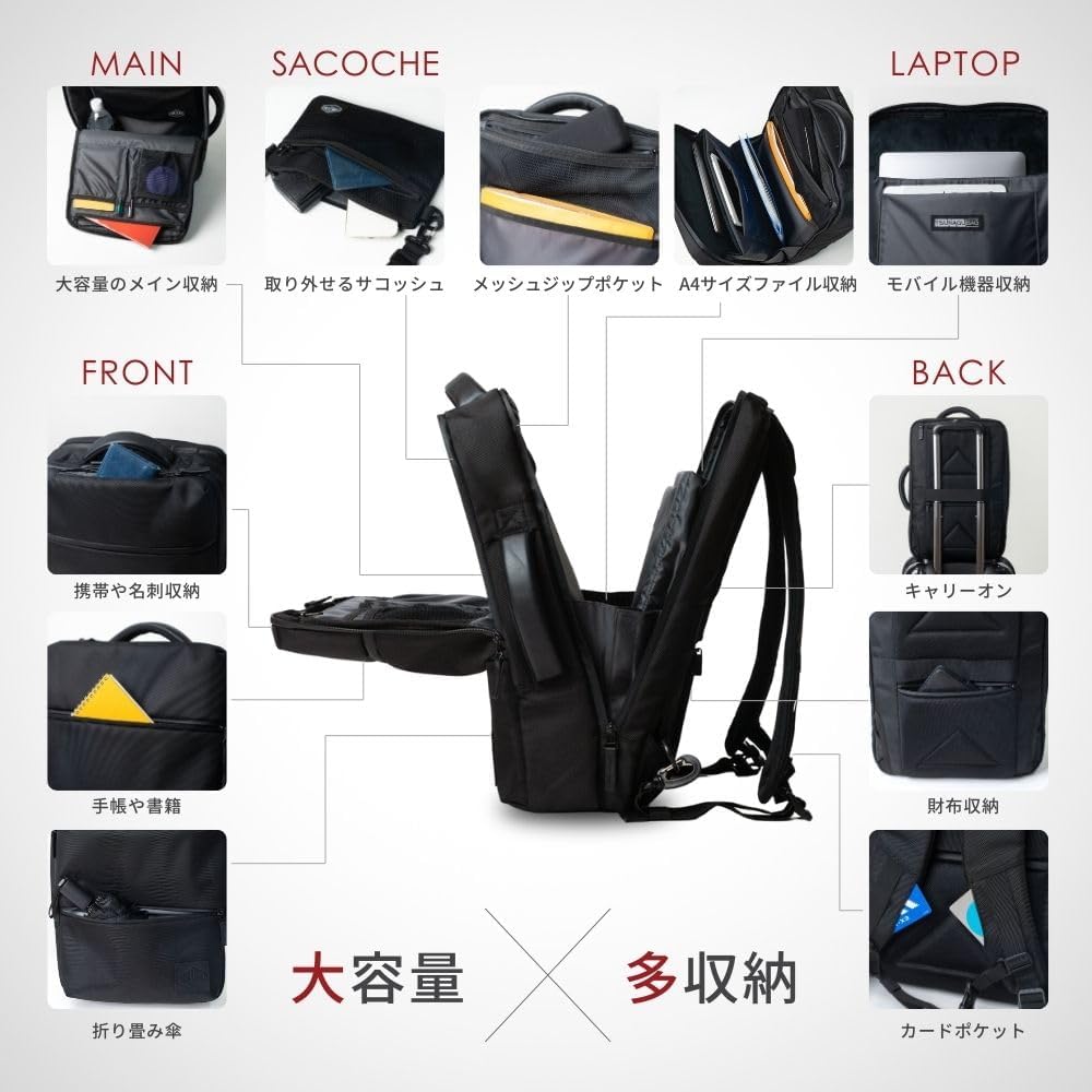 Amazon.co.jp: SIMCLEAR (シムクリア) TSUNAGU BAG SQUARE Business